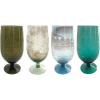 imageCreative CoOp Round Glass Stemmed Drinking Glass Multicolor Set of 4