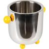 imageCreative CoOp Silver Stainless Steel Ice Bucket with Ball Handles and Feet 7quot round