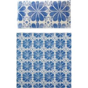 imageCreative CoOp 20Piece Paper Napkins with Pattern Blue and White