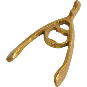 imageCreative CoOp Gold Wishbone Bottle Opener