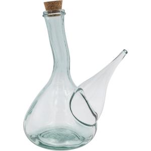 imageCreative CoOp Large Reclaimed Traditional Glass Wine Pitcher with Cork Clear