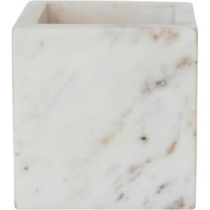 imageCreative CoOp Large Square Marble Container White