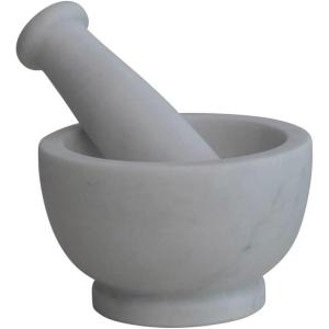 imageCreative CoOp Marble Mortar and Pestle White