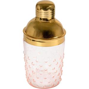 imageCreative CoOp Pink and Gold Glass and Stainless Steel Cocktail Shaker 75 H