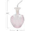 imageCreative CoOp 12Ounce Glass Strawberry Shaped Oil Cruet with Stopper Pink