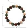 imageCreative CoOp 14 Round Handmade Recycled Paper Honeycomb Ball Wreath Multi Color
