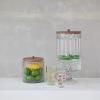 imageCreative CoOp 35Quart Cut Glass Jar with Acacia Wood Lid Natural