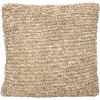 imageCreative CoOp Brown Woven Cotton Blend Boucl Pillow Cream Square