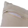 imageCreative CoOp Cotton Lumbar Pillow with Appliqued Quilted Seashells Sage