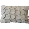 imageCreative CoOp Cotton Lumbar Pillow with Appliqued Quilted Seashells Sage