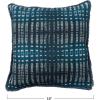 imageCreative CoOp Cotton Slub Tie Dye Throw Multicolor Pillow Blue