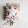 imageCreative CoOp Cream HandWoven Reclaimed Cotton Crocheted Star Shaped Pillow