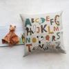 imageCreative CoOp Kids Cotton Alphabet Print Throw Multicolor Pillow Cover MultiColored