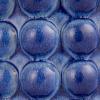 imageCreative CoOp Navy Small Stoneware Canister with Wood Lid Color and Natural 6quot Round
