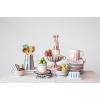 imageCreative CoOp Stoneware Plate Set with Hotel Restaurant Image Styles Multicolor Set of 12