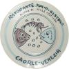 imageCreative CoOp Stoneware Plate Set with Hotel Restaurant Image Styles Multicolor Set of 12