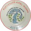 imageCreative CoOp Stoneware Plate Set with Hotel Restaurant Image Styles Multicolor Set of 12