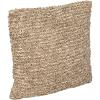 imageCreative CoOp Brown Woven Cotton Blend Boucl Pillow Cream Square