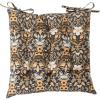 imageCreative CoOp Cotton Printed Chair Cushion with Floral Pattern Pillow 18quot L x 18quot W x 1quot H MulticolorMulticolor