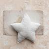 imageCreative CoOp Cream HandWoven Reclaimed Cotton Crocheted Star Shaped Pillow