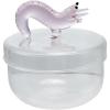 imageCreative CoOp Glass Jar with Lid and Shrimp Handle Clear
