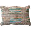 imageCreative CoOp HandWoven Jute and Cotton Chindi Lumbar Pillow Multicolor