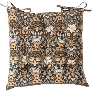 imageCreative CoOp Cotton Printed Chair Cushion with Floral Pattern Pillow 18quot L x 18quot W x 1quot H MulticolorMulticolor