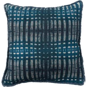 imageCreative CoOp Cotton Slub Tie Dye Throw Multicolor Pillow Blue