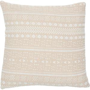 imageCreative CoOp Woven Cotton Embroidered Pillow 20quot L x 20quot W x 2quot H Beige