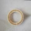 imageCreative CoOp 1912 Round Handmade Recycled Paper Honeycomb Wreath Cream Color
