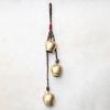 imageCreative CoOp 27quot H Hanging Metal Bells wBraided Jute Hanger Multi Color ampamp Gold Finish