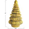 imageCreative CoOp Antique Embossed Glass Tree Gold