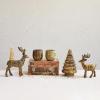 imageCreative CoOp Antique Embossed Glass Tree Gold