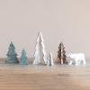 imageCreative CoOp Interlocking Marble Tree Decor Mint and Chocolate Brown Marble Coloring12 H
