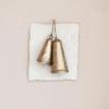 imageCreative CoOp Metal Bell on Jute Rope Hanger Antique Gold Finish