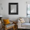 imageCreative CoOp Rattan Rectangle Wall Mirror NaturalBlack