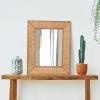 imageCreative CoOp Rattan Rectangle Wall Mirror NaturalNatural
