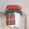 imageCreative CoOp Red Woven Cotton Knit Lumbar Pillow with Tassels Sandwashed Finish