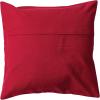 imageCreative CoOp Red and White Square Cotton Slub Pillow with Embroidered Christmas Trees and Beads