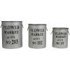 imageCreative CoOp Set of 3 Flower Market Buckets