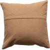 imageCreative CoOp Square Jute Pillow with Appliqued Snowflakes and Cotton Back Natural Silver Color White Blue