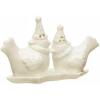 imageCreative CoOp Stoneware Bird Salt and Pepper Shakers on Leaf White
