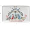imageCreative CoOp Stoneware Nativity Platter Oh Come Let Us Adore Him Multicolor