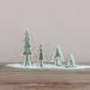 imageCreative CoOp Tall Decorative Unglazed Stoneware Tree Decor with Reactive Glaze Green