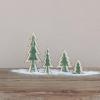 imageCreative CoOp Tall Decorative Unglazed Stoneware Tree Decor with Reactive Glaze Green