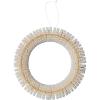imageCreative CoOp 1912 Round Handmade Recycled Paper Honeycomb Wreath Cream Color