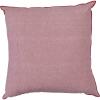 imageCreative CoOp 24quot Square Woven Cotton Pillow wPiping Red