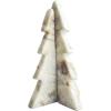 imageCreative CoOp Interlocking Marble Tree Decor Mint and Chocolate Brown Marble Coloring12 H