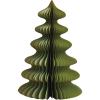 imageCreative CoOp Paper Folding Honeycomb Tree with Gold Glitter Mint Green