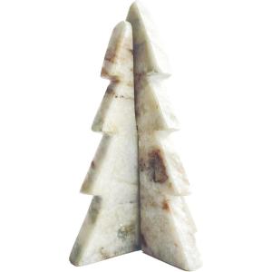 imageCreative CoOp Interlocking Marble Tree Decor Mint and Chocolate Brown Marble Coloring12 H